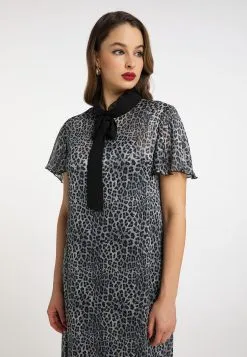 Faina Maxi Jurken Jurk Dames Grijs -Outlet Faina Winkel 003b60f4bbde7e005ec37a311f355b34