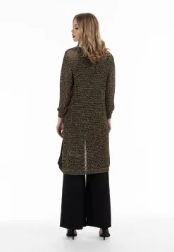 Faina Mit Effektgarn - Vest - Schwarz/Gold -Outlet Faina Winkel 0703ac2857ea427c96ca756af8778748