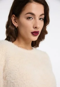 Faina Fijngebreide Truien Trui Tylin Dames Crème -Outlet Faina Winkel 07e83ebaf7213ec258d93d293bca38b4