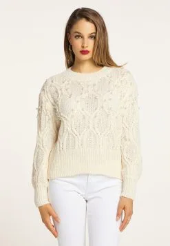 Faina Zitha - Trui - Wollweiss