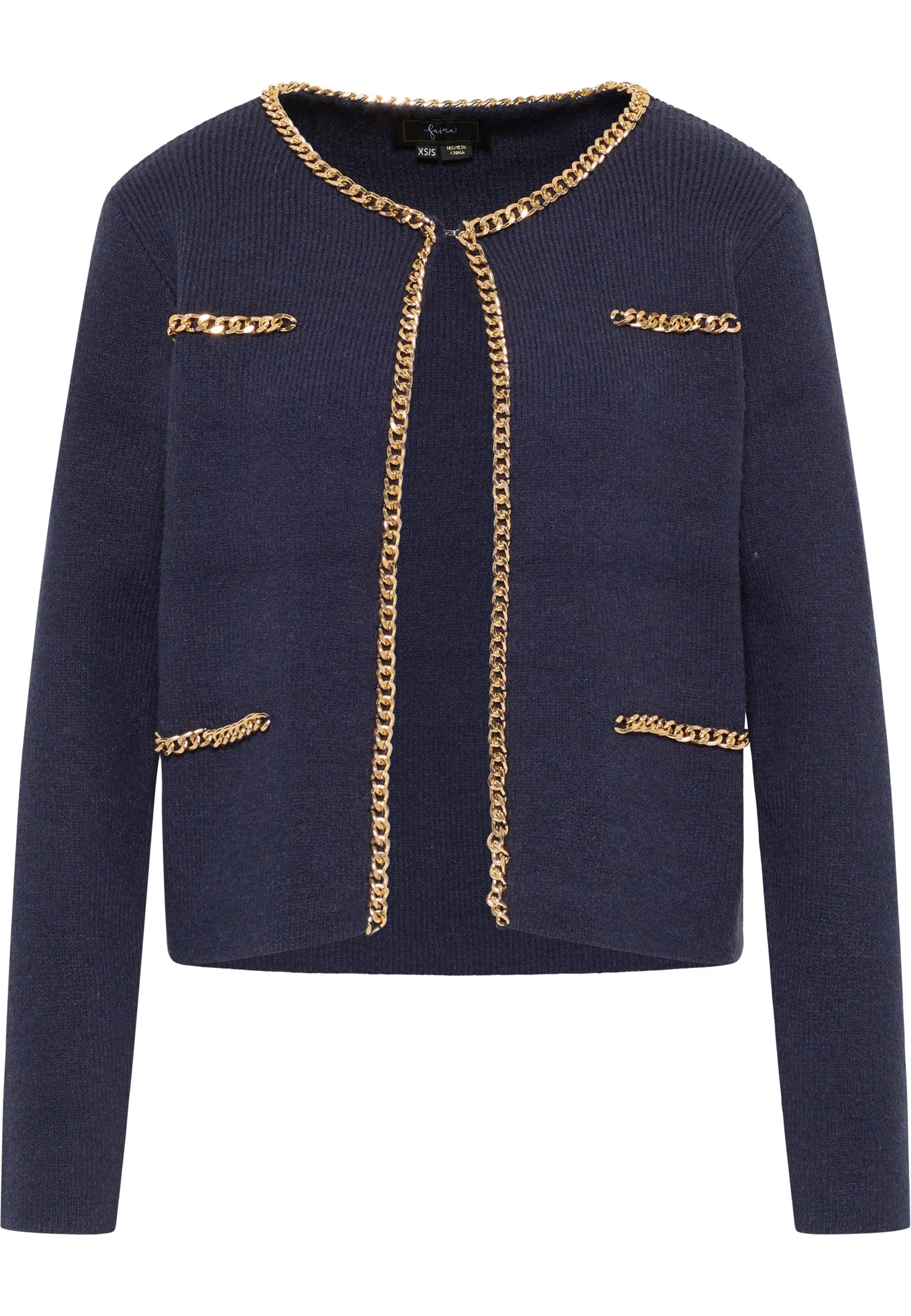 Faina Tuxe - Vest - Marine 7 Faina Tuxe - Vest - Marine - Afbeelding 5