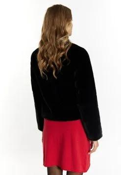 Faina Embell - Imitatieleren Jas - Schwarz -Outlet Faina Winkel 09986e4f22ef4a22ae0dd6cd6a9c9e94