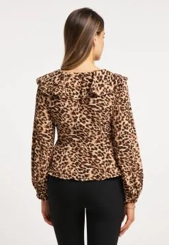 Faina Blouseshirts Blouse Dames Bruin / Lichtbruin -Outlet Faina Winkel 0d696a9d5a8d92ad7645744e5dfd8425