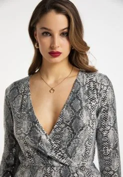 Faina Cocktailjurken Cocktailjurk Dames Antraciet / Stone Grey / Lichtgrijs / Donkergrijs -Outlet Faina Winkel 129ba374dbd8526826a84d1c06563403