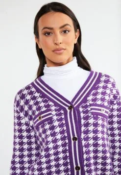 Faina Koosh - Vest - Dunkellila -Outlet Faina Winkel 13f487c068ca44dcbb4cd1ea24f6eb5a