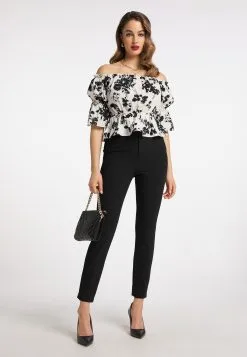 Faina Blouses Met Korte Mouw Blouse Dames Wit -Outlet Faina Winkel 14abda5d317156f443f84a2ce2ef10d0