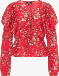 Faina Blouseshirts Blouse Dames Rood