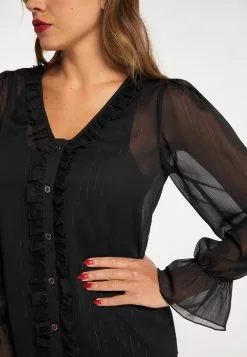Faina Blouses & Tunieken Blouse Dames Zwart -Outlet Faina Winkel 1bb924253a04284dac2129702e4d04a4
