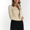 Faina Mit Strass Steinen Imane - Trui - Hellbeige