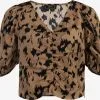 Faina Blouses Met Korte Mouw Blouse Dames Camel -Outlet Faina Winkel 26cf2c979b21e887027b8df5310fc5c6