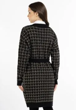 Faina Mit Effektgarn Aleva - Vest - Schwarz -Outlet Faina Winkel 2733e439ec5d4246b84d3dfee6a2f215