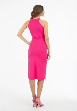Faina Midi Jurken Jurk Dames Fuchsia -Outlet Faina Winkel 27a55c6a3589089f01974c3ea03996c4