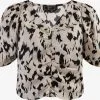 Faina Blouses Met Korte Mouw Blouse Dames Beige -Outlet Faina Winkel 27ab9a883d40a397db4b4e1939e396bf