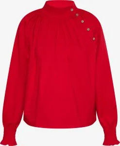 Faina Overhemden Blouse Dames Rood