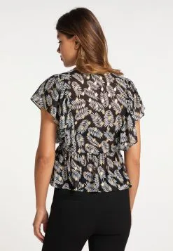 Faina Kanten Blouses Blouse Dames Zwart -Outlet Faina Winkel 2e95e4d156d81a6c104230c6e1624038