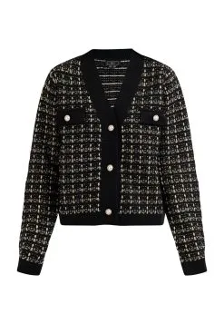 Faina In Bouclé-Optik Naemi - Vest - Schwarz -Outlet Faina Winkel 2fadb6a95c0643daa8ce10b0eab46aac