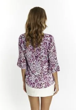 Faina Blouses Met Korte Mouw Blouse Dames Sering / Bessen -Outlet Faina Winkel 30d65c7634a1465e6d52255d6330bf49
