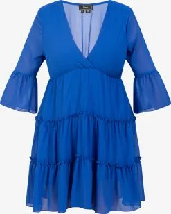 Faina Mini Jurken Jurk Dames Blauw