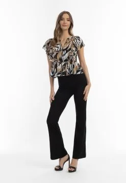 Faina Blouses Met Korte Mouw Blouse Dames Zwart -Outlet Faina Winkel 34be5ed47da61707c905db122bd17b8b