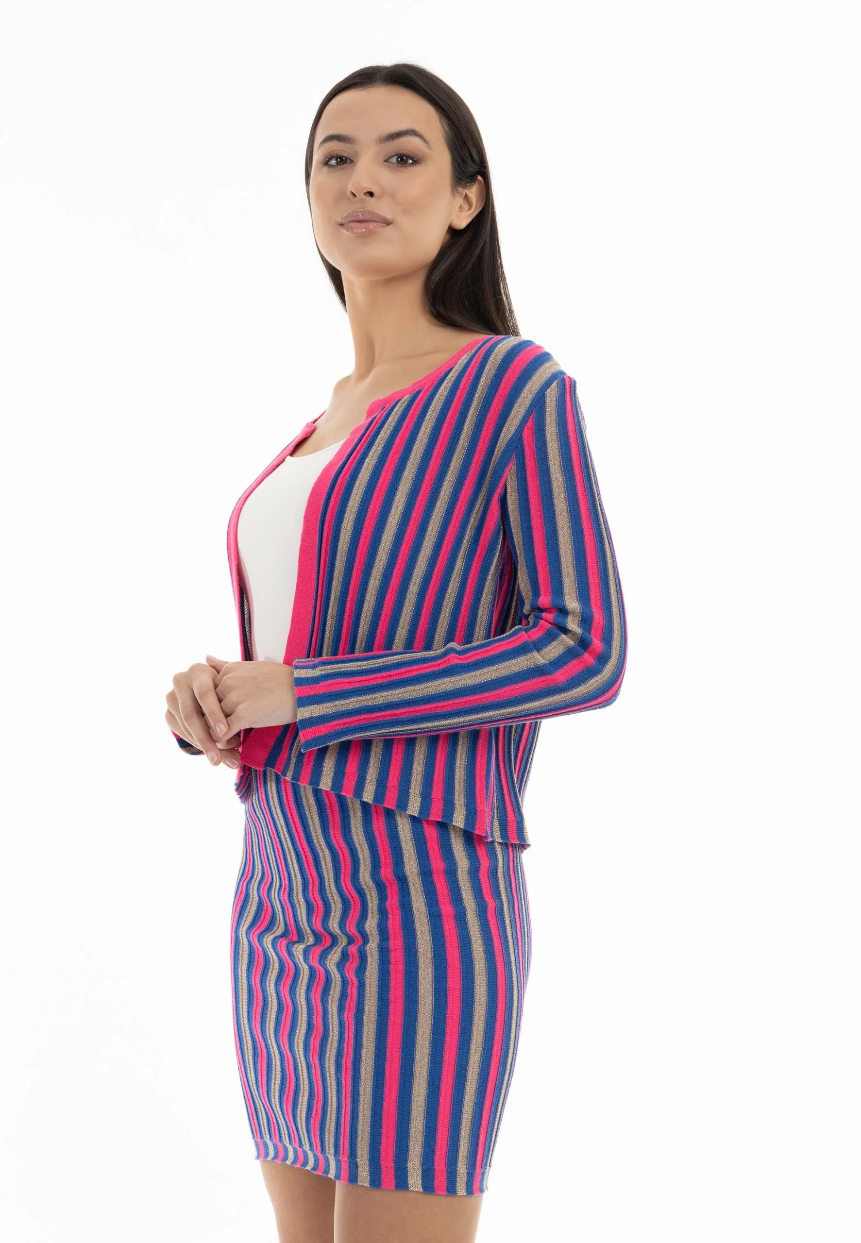 Faina Vest - Pink Mehrfarbig 3 Faina Vest - Pink Mehrfarbig