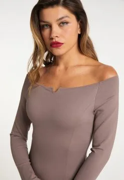 Faina Mini Jurken Jurk Dames Taupe -Outlet Faina Winkel 3ccdc3402529276baa453f4141cb17de