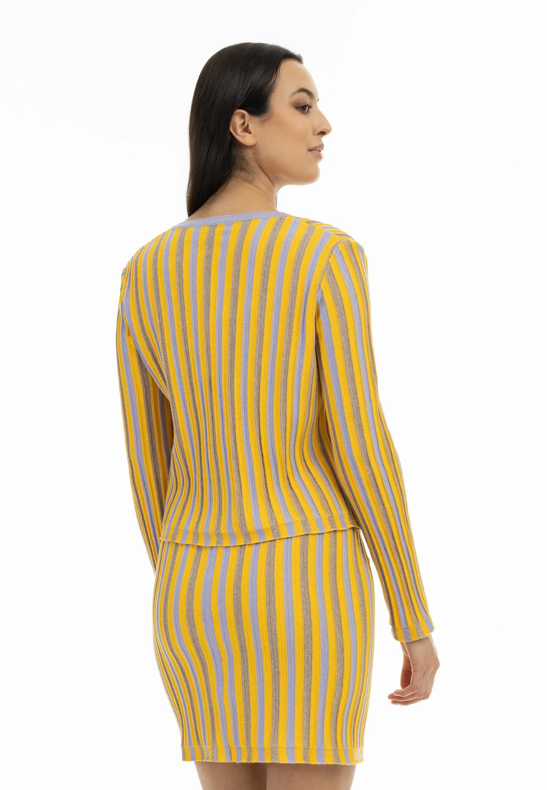 Faina Vest - Flieder Multicolor 5 Faina Vest - Flieder Multicolor - Afbeelding 3