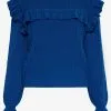 Faina Fijngebreide Truien Trui Dames Royal Blue/koningsblauw -Outlet Faina Winkel 4038c1db7f8dadaeb8789588b52ca688