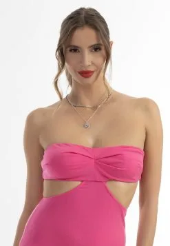 Faina Jerseyjurken Jurk Dames Pink -Outlet Faina Winkel 43dc8a6d3779349382bd385fbdd89858