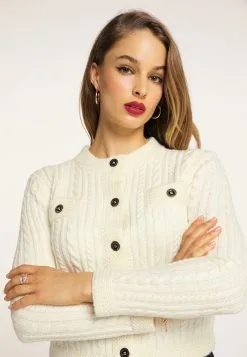 Faina Nally - Vest - Wollweiss -Outlet Faina Winkel 4a94ba549e2345939081c92660e12413