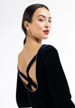 Faina Cocktailjurken Cocktailjurk Dames Ultramarine Blauw -Outlet Faina Winkel 4afd1a2ceb71114e825daea4a58b4654