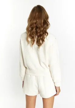 Faina Boucé Mit Strass-Steinen Nally - Vest - Wollweiss -Outlet Faina Winkel 571c9039e1b141a4bf961706b6e8f8a7