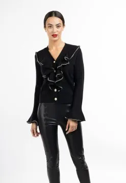 Faina Koosh - Vest - Schwarz