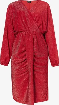 Faina Mini Jurken Jurk Dames Vuurrood