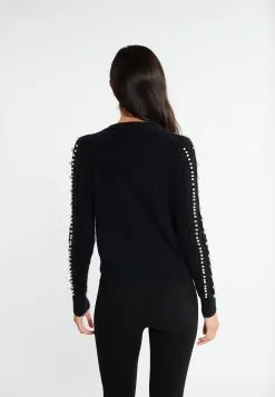 Faina Mit Perlen - Vest - Schwarz -Outlet Faina Winkel 634572d98f0a4f69941bbc3ea19f8300