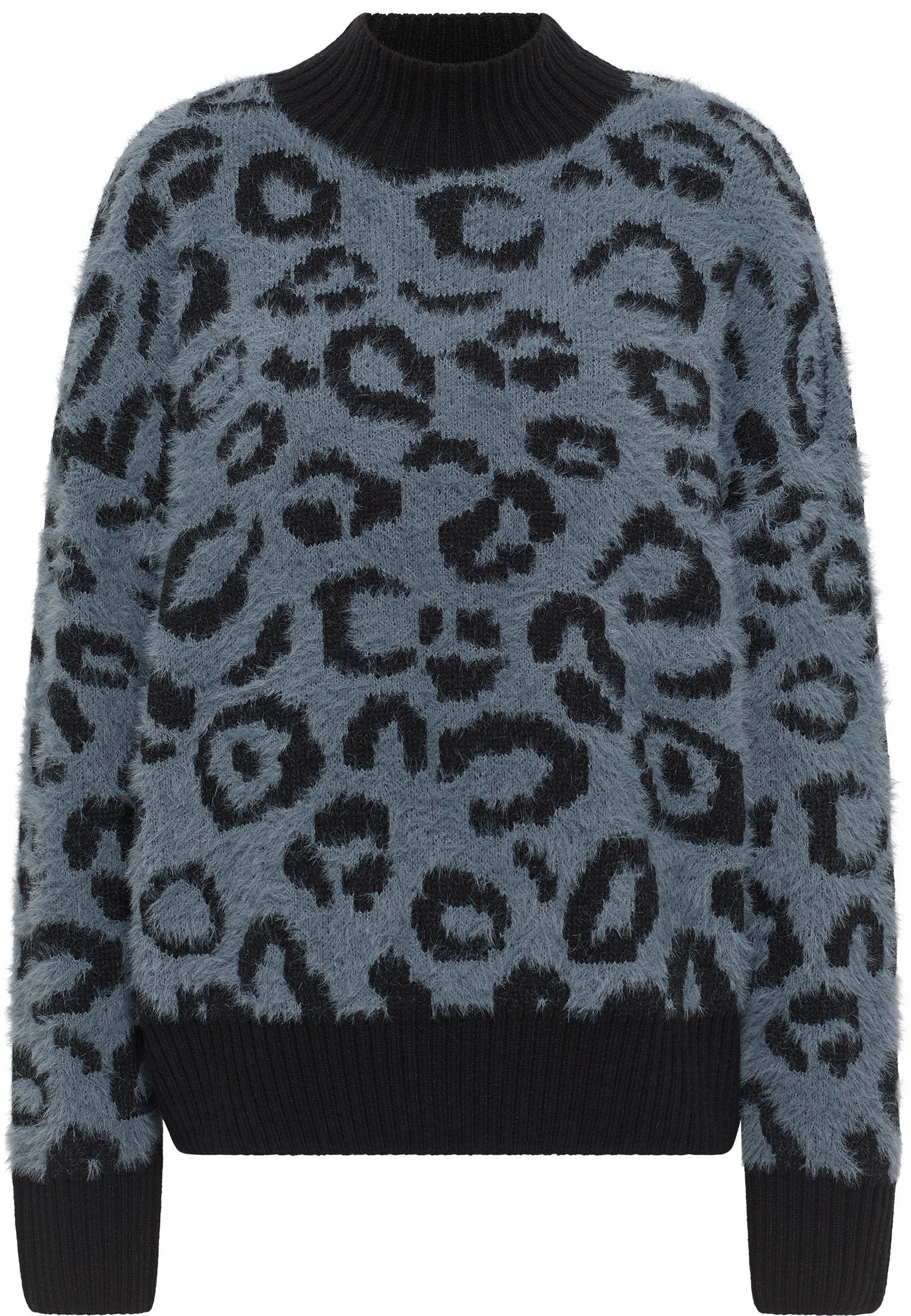 Faina Imane - Trui - Grau Schwarz 7 Faina Imane - Trui - Grau Schwarz - Afbeelding 5