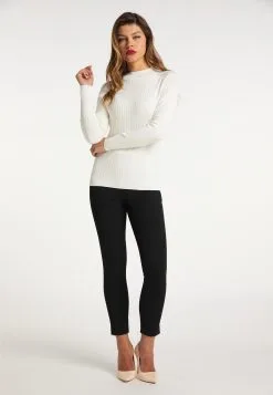Faina Fijngebreide Truien Trui Dames Wit -Outlet Faina Winkel 66432ec10ba30ae84215289ddae85f27