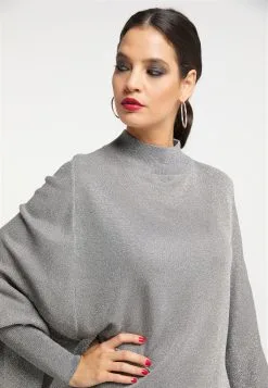 Faina Fijngebreide Truien Trui Dames Zilver -Outlet Faina Winkel 6662ece325a45e3de5b250f2bd61b654