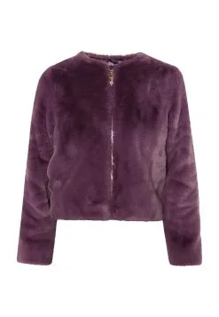 Faina Embell - Imitatieleren Jas - Violett -Outlet Faina Winkel 676e161dba0c452f8098814eae2e1cb1