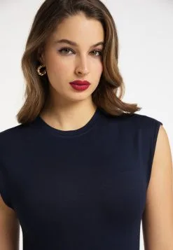 Faina Jerseyjurken Jurk Dames Marine -Outlet Faina Winkel 67ebaf2327ea2347a08ba54210bb6e26