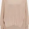Faina Fijngebreide Truien Trui Dames Beige -Outlet Faina Winkel 68a1def7c60a984018dd32f5b676bda4