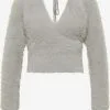 Faina Fijngebreide Truien Trui Dames Stone Grey -Outlet Faina Winkel 6973421f59984bf4e1ca1e034e9028cc