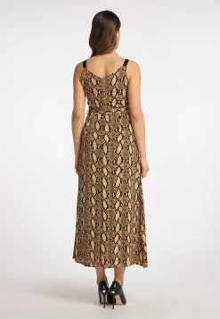 Faina Maxi Jurken Jurk Dames Beige -Outlet Faina Winkel 6bd0d20324381a9ca5cc3e07e4c661b6
