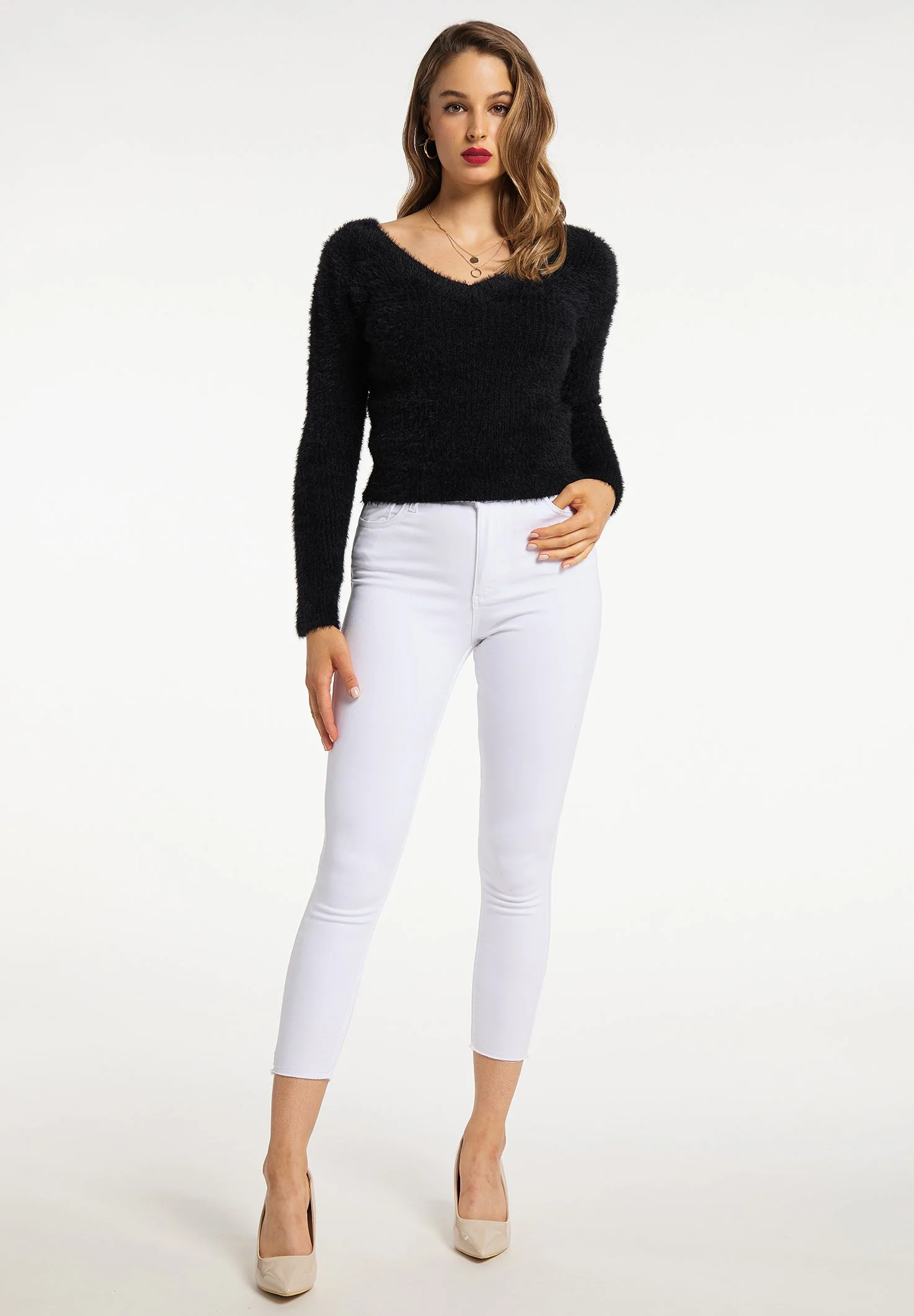 Faina Minya - Trui - Schwarz 4 Faina Minya - Trui - Schwarz - Afbeelding 2