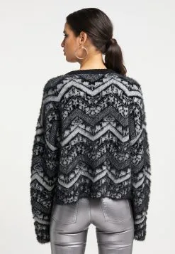 Faina Fijngebreide Truien Trui Dames Grijs / Lichtgrijs / Donkergrijs -Outlet Faina Winkel 725ccf48f123ee2c90b6670ef2dda93e