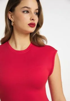 Faina Jerseyjurken Jurk Dames Rood -Outlet Faina Winkel 72e071b46f5eefe7480f2c4b48b0fbd3