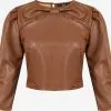 Faina Blouses Met Korte Mouw Blouse Dames Bruin -Outlet Faina Winkel 75850b196d57b10ebd3763d7ceec7982
