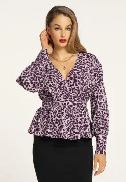 Faina Blouseshirts Blouse Dames Lila -Outlet Faina Winkel 76722bf36321715c89bf44859ea6aefd