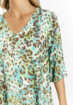 Faina Blouses Met Korte Mouw Blouse Dames Groen -Outlet Faina Winkel 76799dcef0cf8c5a6d2998ee8eeaf4c2