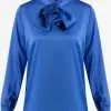 Faina Blouseshirts Blouse Dames Royal Blue/koningsblauw -Outlet Faina Winkel 7a2b7b15fa41915ad3f89feae931fce9