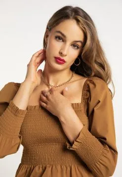 Faina Blouseshirts Blouse Dames Bruin -Outlet Faina Winkel 7b81dfc2add29ff39bf1bbc9062caa84